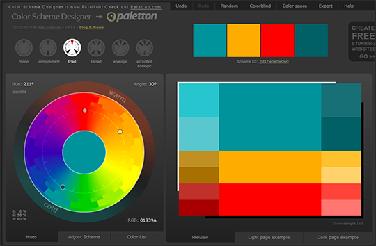 colors scheme designer